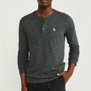 Abercrombie & Fitch Men’s Long Sleeve Blue Soft A&F Tee Size Medium